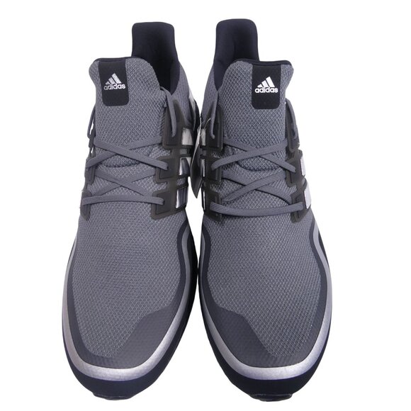 Adidas Men's Ultra Gray/Silver Chrome Boost‎ Running Shoes Size 18 - Picture 3 of 9